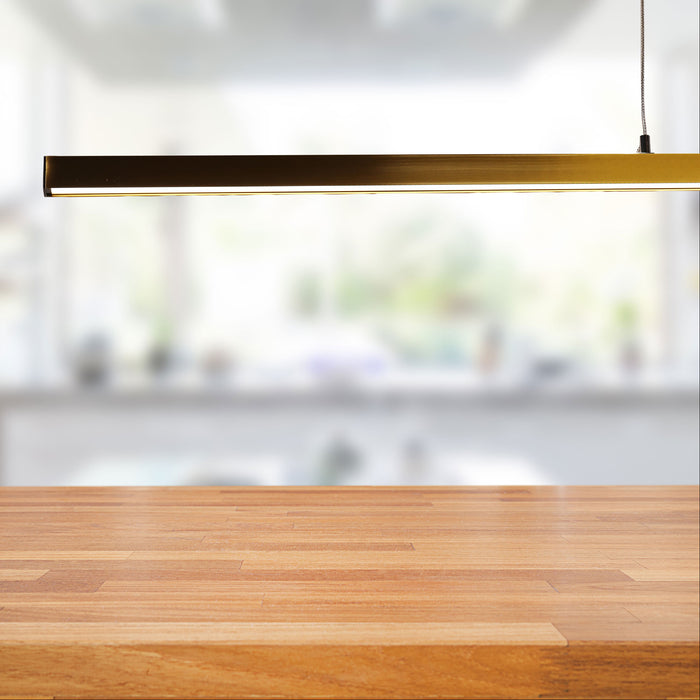 Shard.1500 Satin Brass Pendant