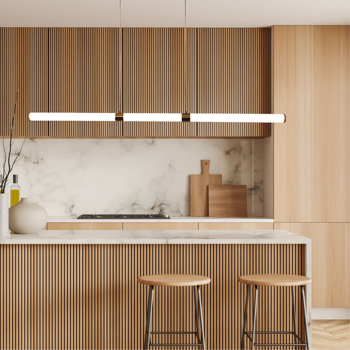 Kallita Satin Brass Pendant