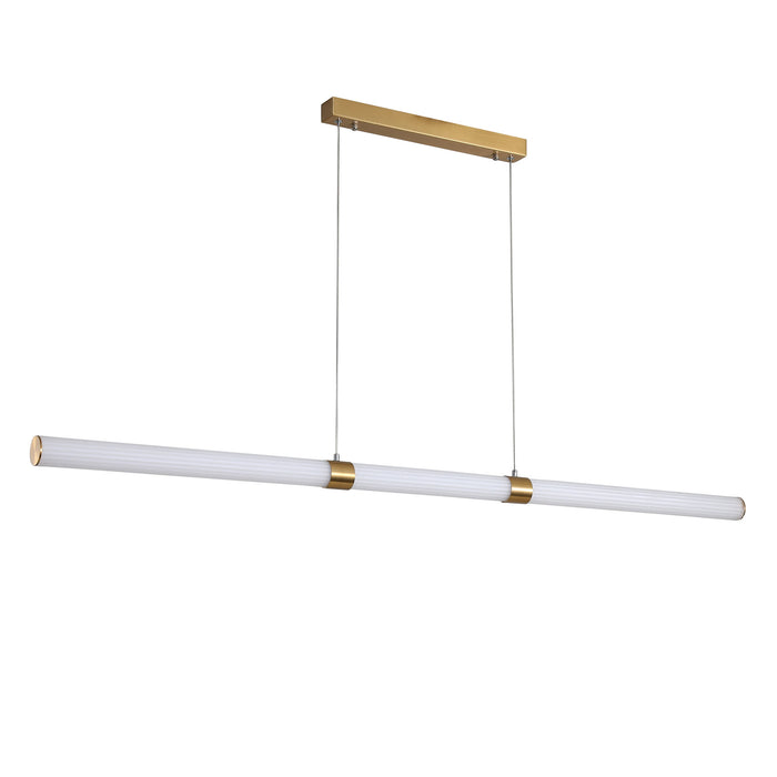 Maxwell Satin Brass Pendant
