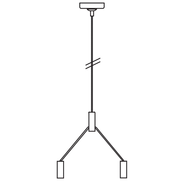 Vana Suspension White Ceiling Light