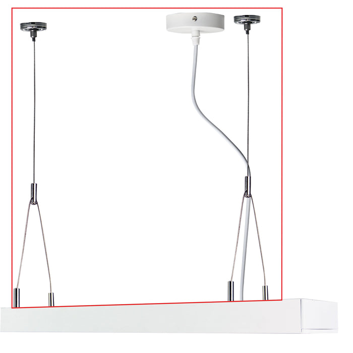 Vana Suspension White Ceiling Light