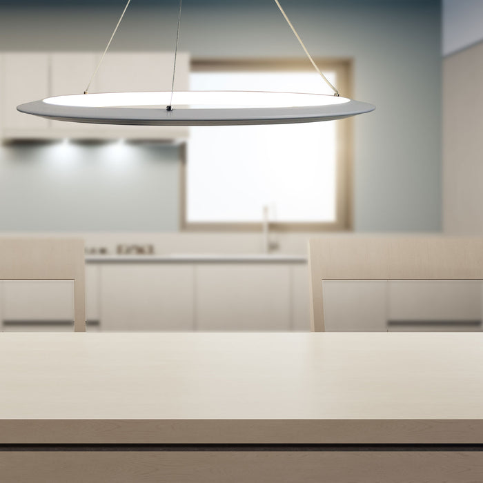 Saturn.60 White Pendant