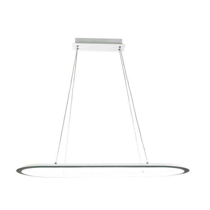Ovale White Pendant