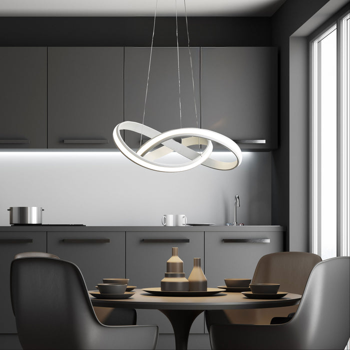 Spira White Pendant