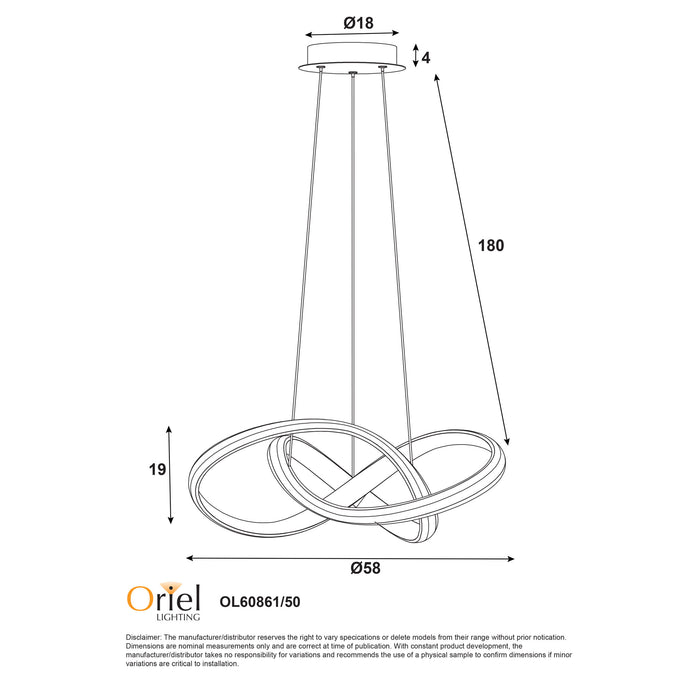 Spira White Pendant