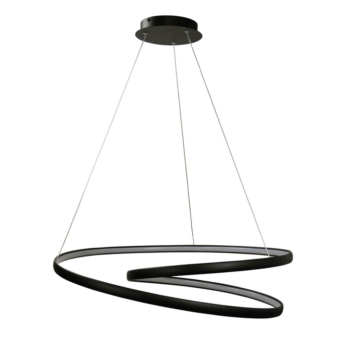 Infinity Cts Black Pendant