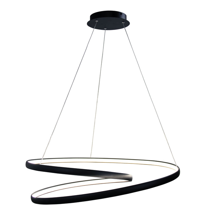 Infinity Cts Black Pendant