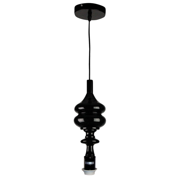 Suspension Bree - Black Pendant