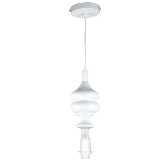 Suspension Bree - White Pendant