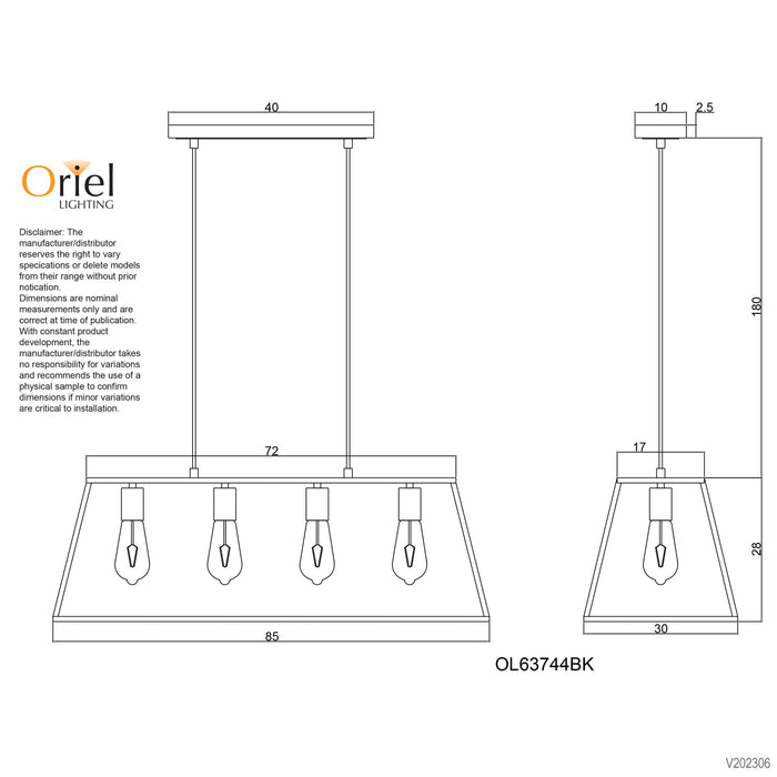 Wainscott.4 Pendant