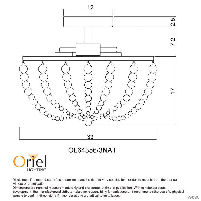 Cascara Ctc Ceiling Light