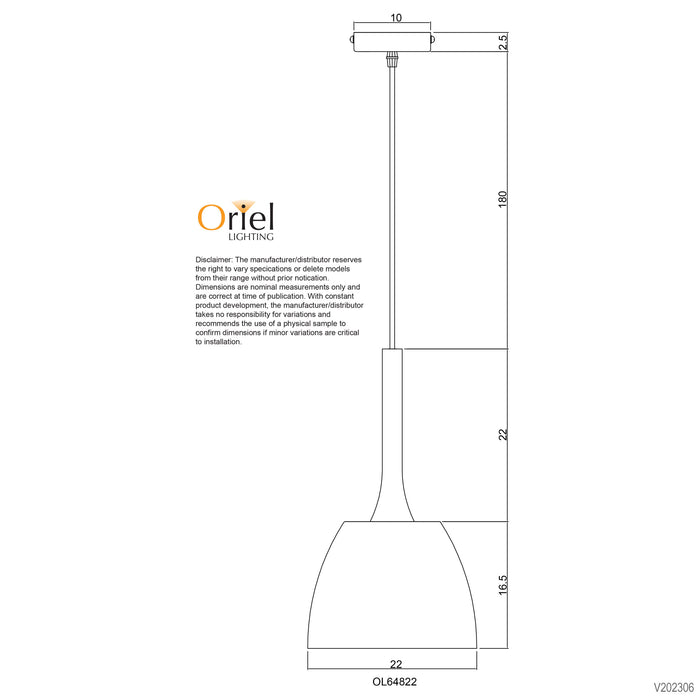 Malt.22 White Pendant