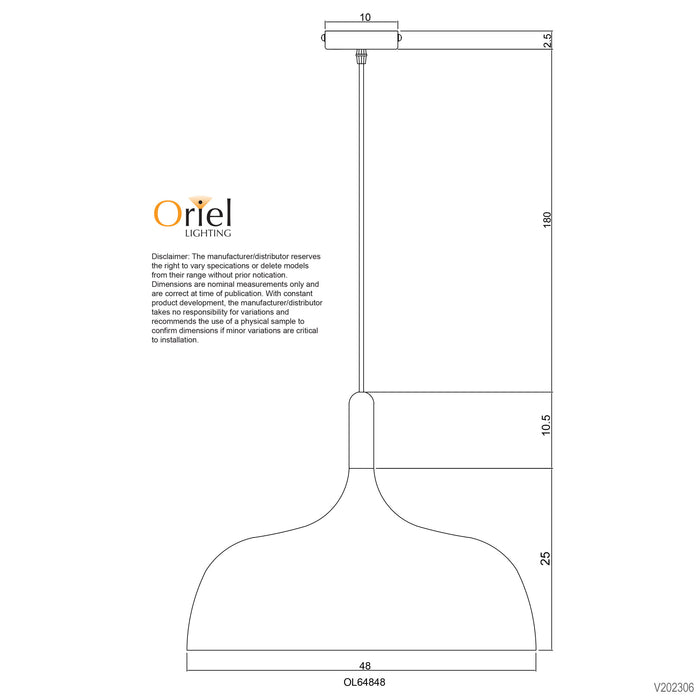 Malt.48 White Pendant
