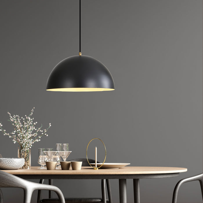 Lexi.35 Black Pendant