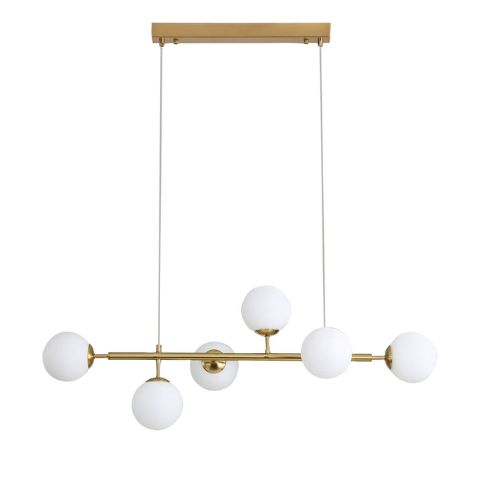 Eva.6 Satin Brass Pendant