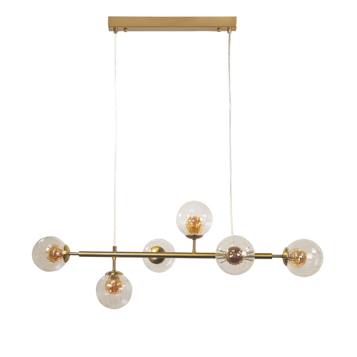 Volli.6 Satin Brass Pendant