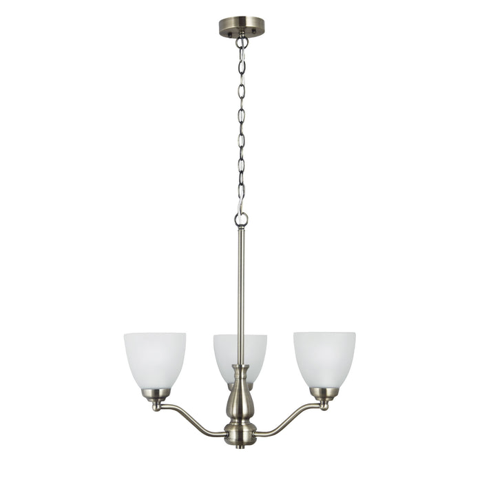 Rochester 3Lt Antique Brass Pendant