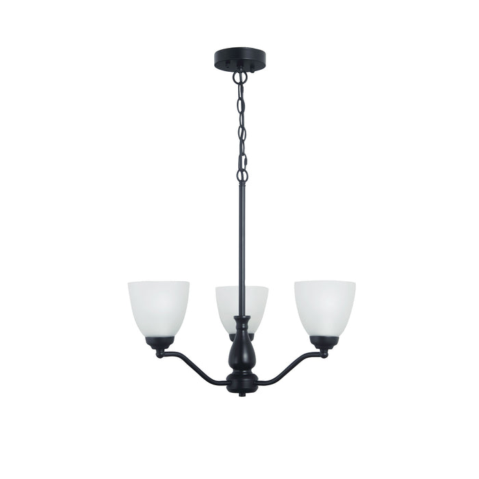 Rochester 3Lt Black Pendant