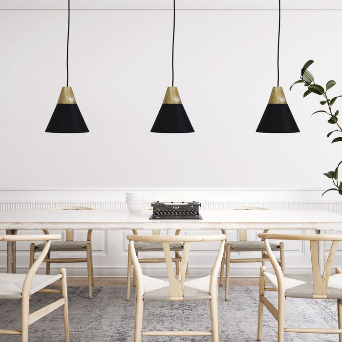 Trigo.20 - Black Pendant