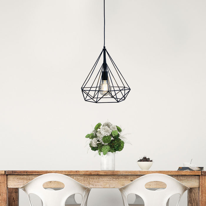 Lenox Black Pendant