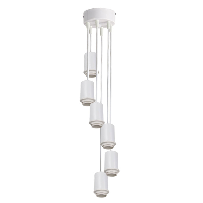 Pop 6 Light White Pendant