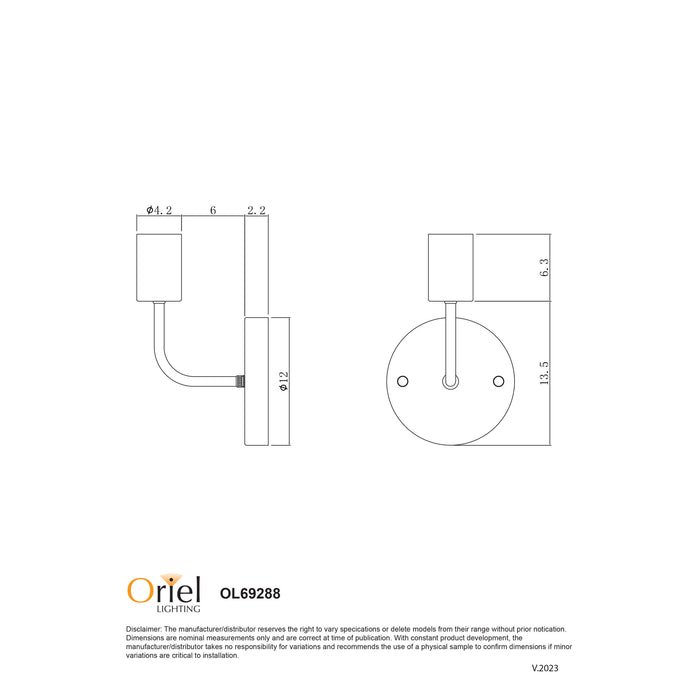 Pip Wall Light - Black