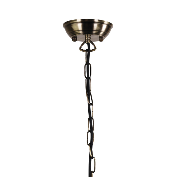 Albany Chain Antique Brass Light