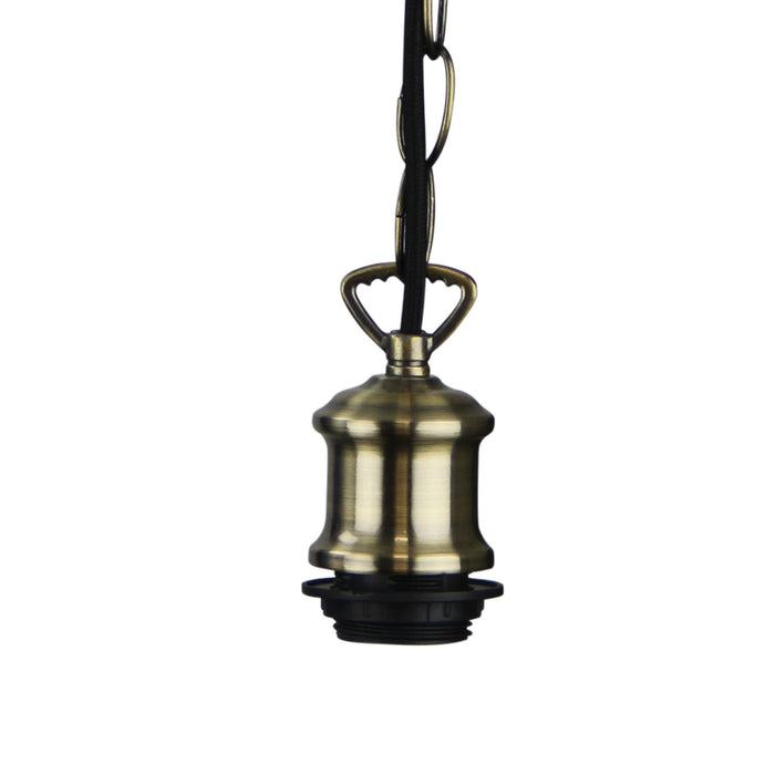 Albany Chain Antique Brass Light