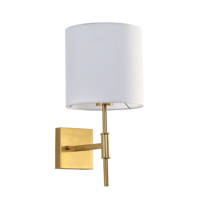 Bella Satin Brass Wall Sconce