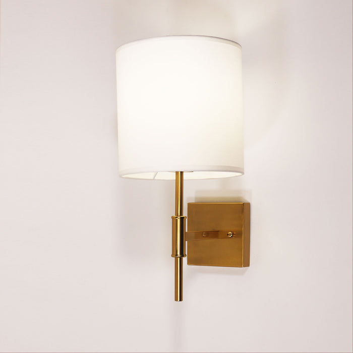 Bella Satin Brass Wall Sconce