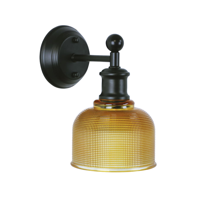Brighton Amber Wall Light