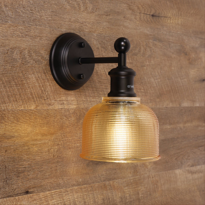 Brighton Amber Wall Light