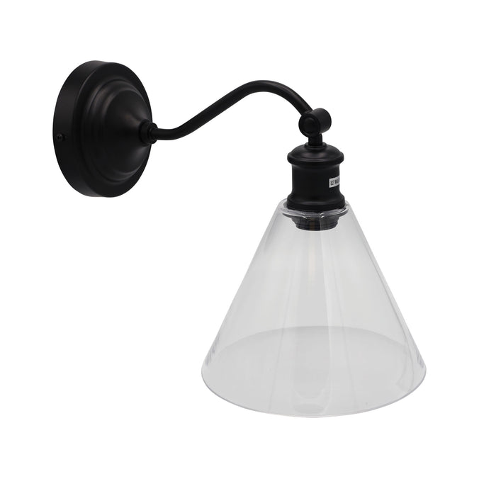 Abby Black Wall Light
