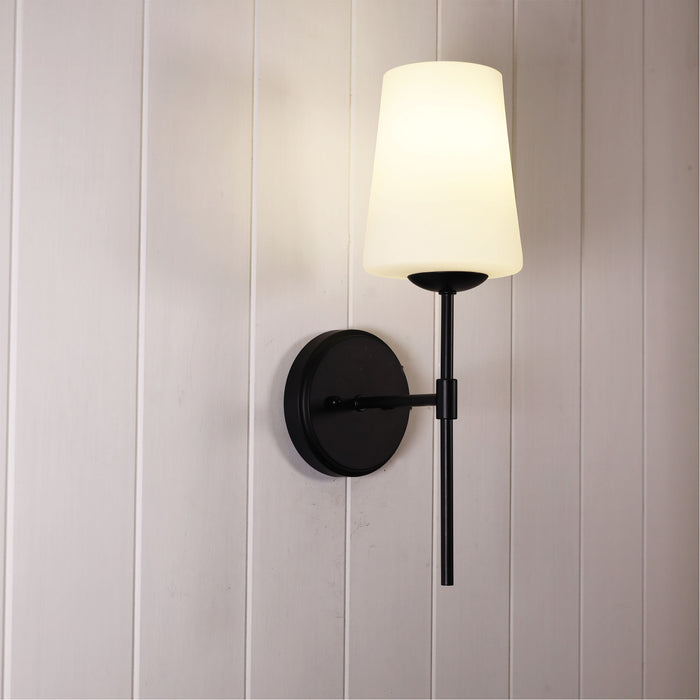 Kinbury Black Wall Light