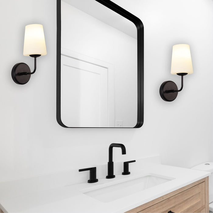 Hopley Black Wall Light