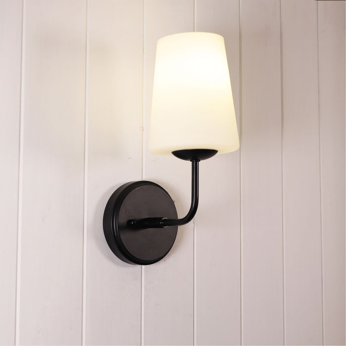 Hopley Black Wall Light