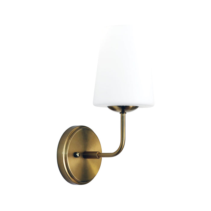Hopley Satin Brass Wall Light