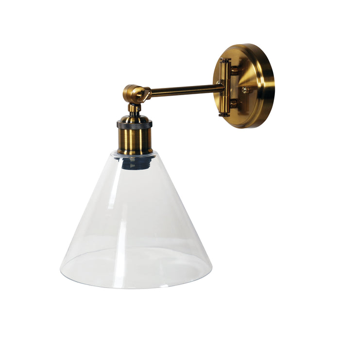 Heath Satin Brass Wall Light