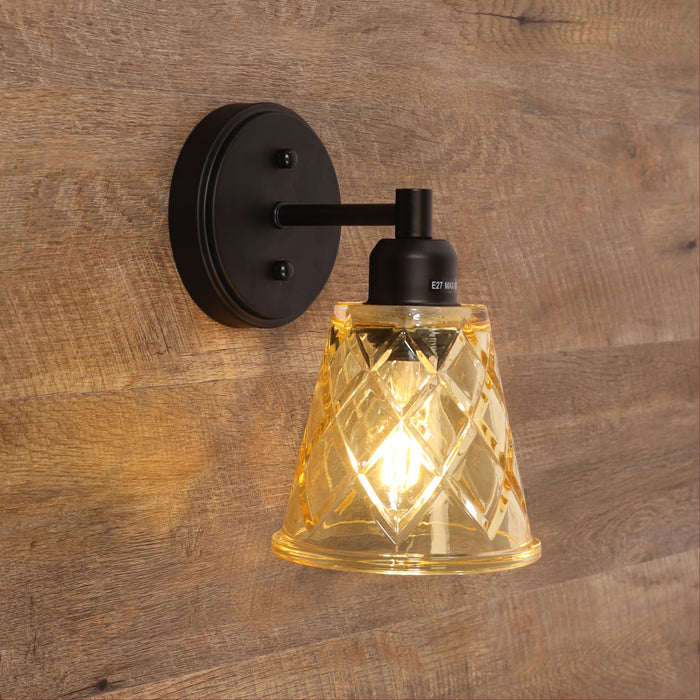 Dram Wall Light Amber