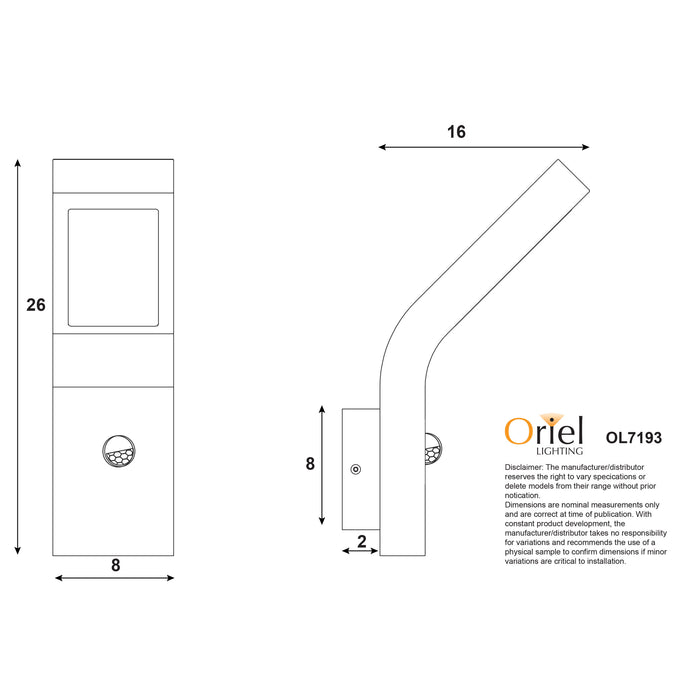 Vanguard Sensor Wall Light