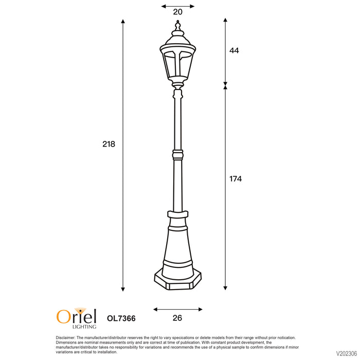 Bristol Top And Post Light