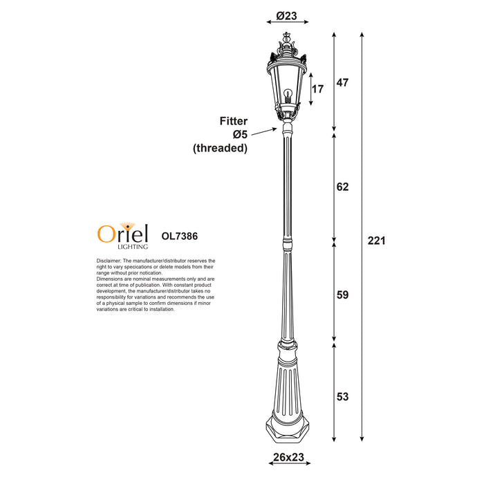 Albion Post Light