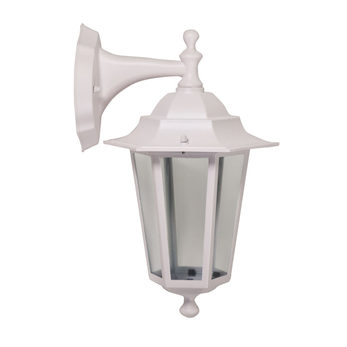Ascot Down White Wall Light