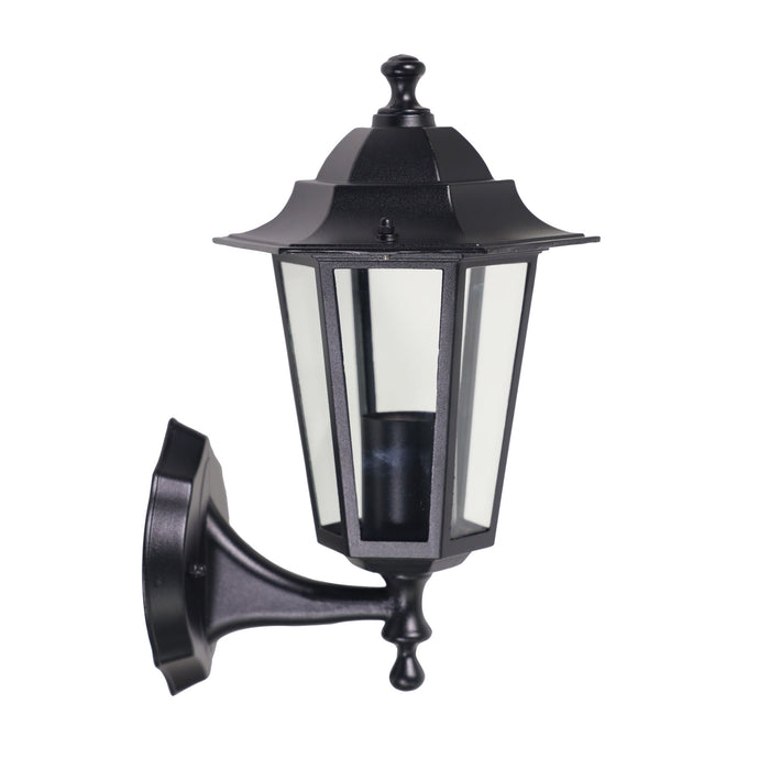 Ascot Up Black Wall Light