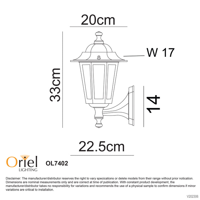 Ascot Up White Wall Light