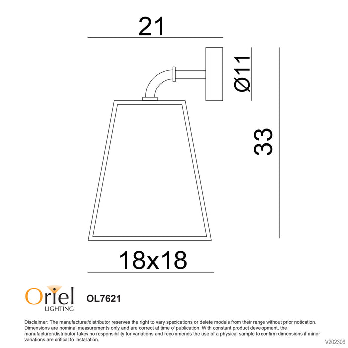 North White Wall Light