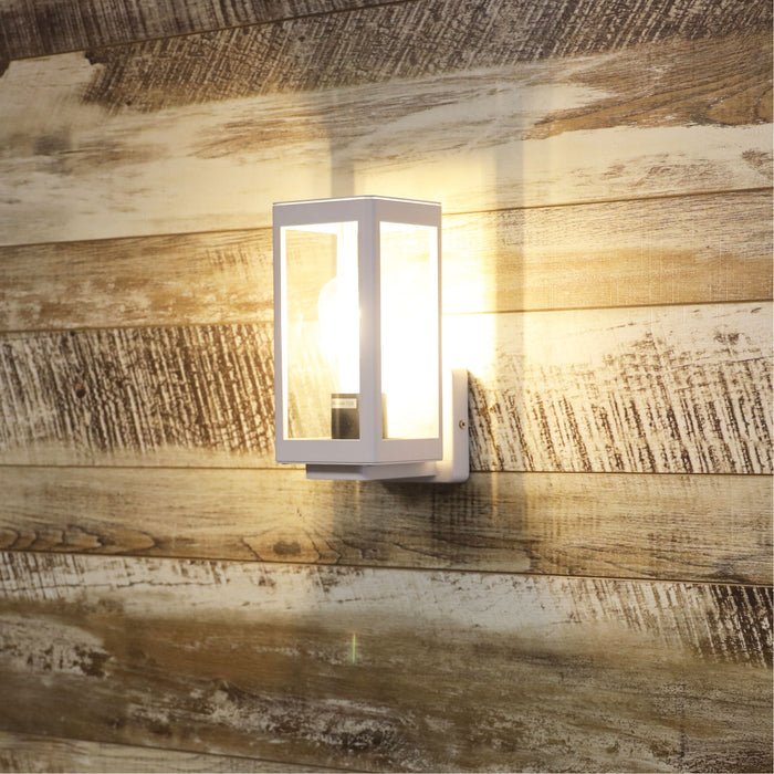 Portico White Wall Light