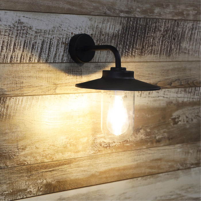 Anzio Black Wall Light