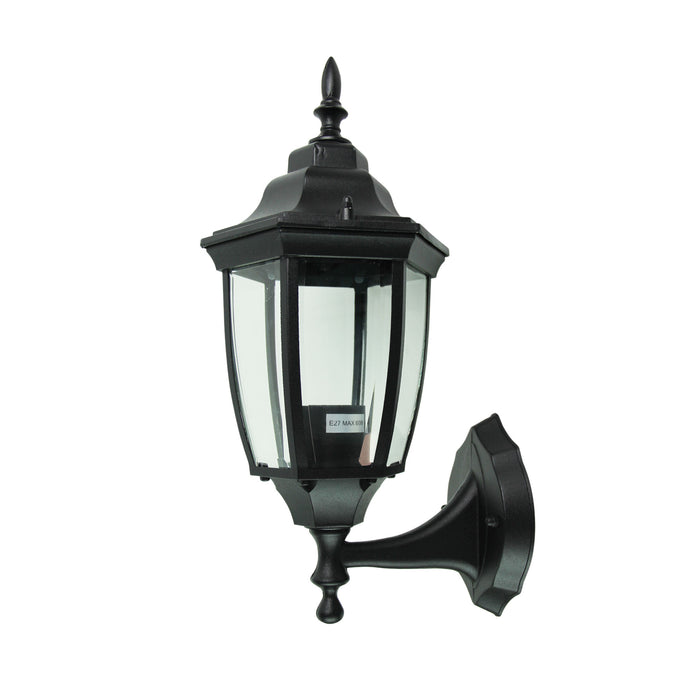 Highgate Up Black Wall Light