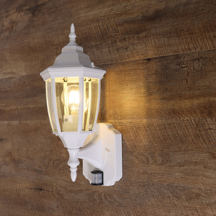 Highgate Sensor White Wall Light